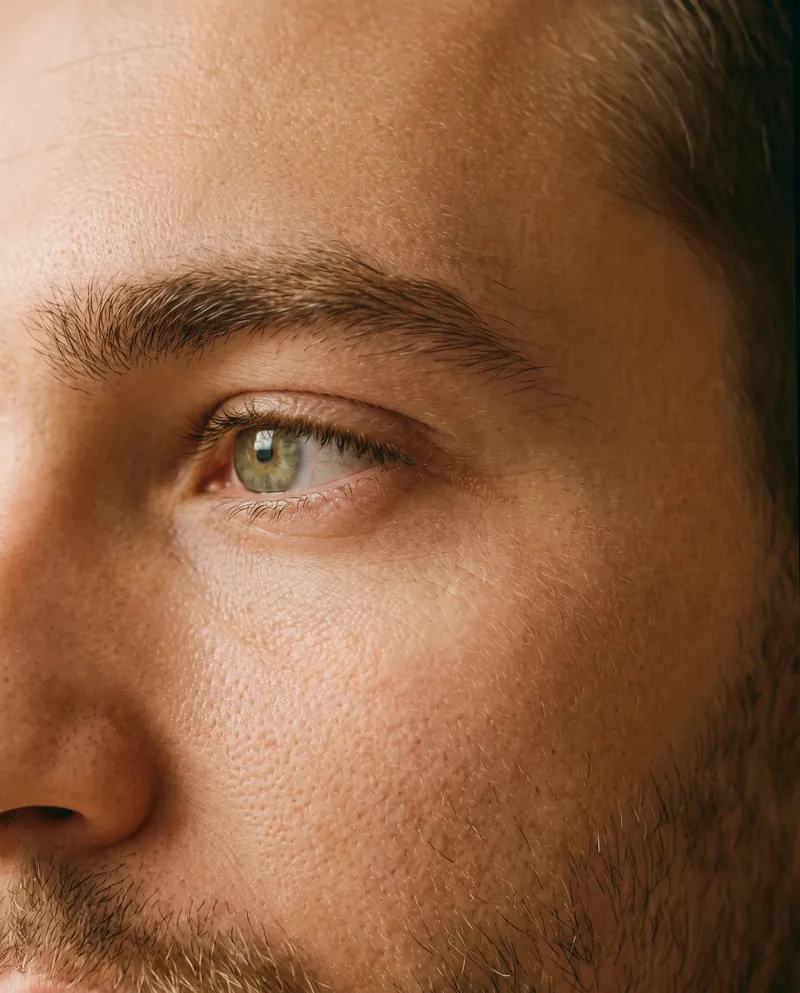 Diseño de cejas para hombre